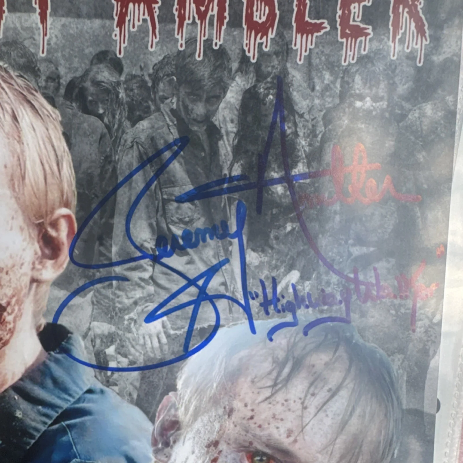 Jeremy Ambler — Jeremy Ambler SIGNED THE WALKING DEAD 8X10 PHOTO BECKETT COA, изображение 2