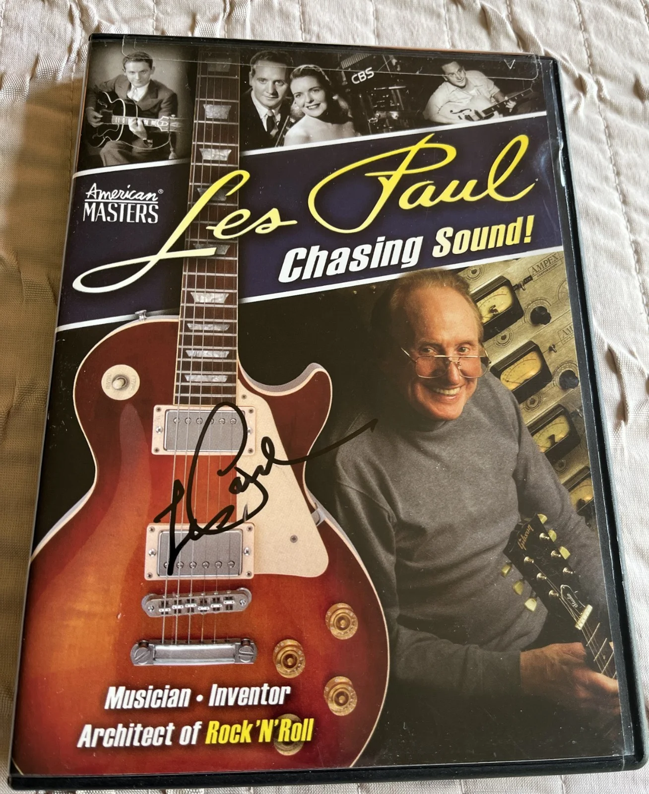 Les Paul — Les Paul--SIGNED --Chasing Sound DVD--Documentary PBS American Masters DVD