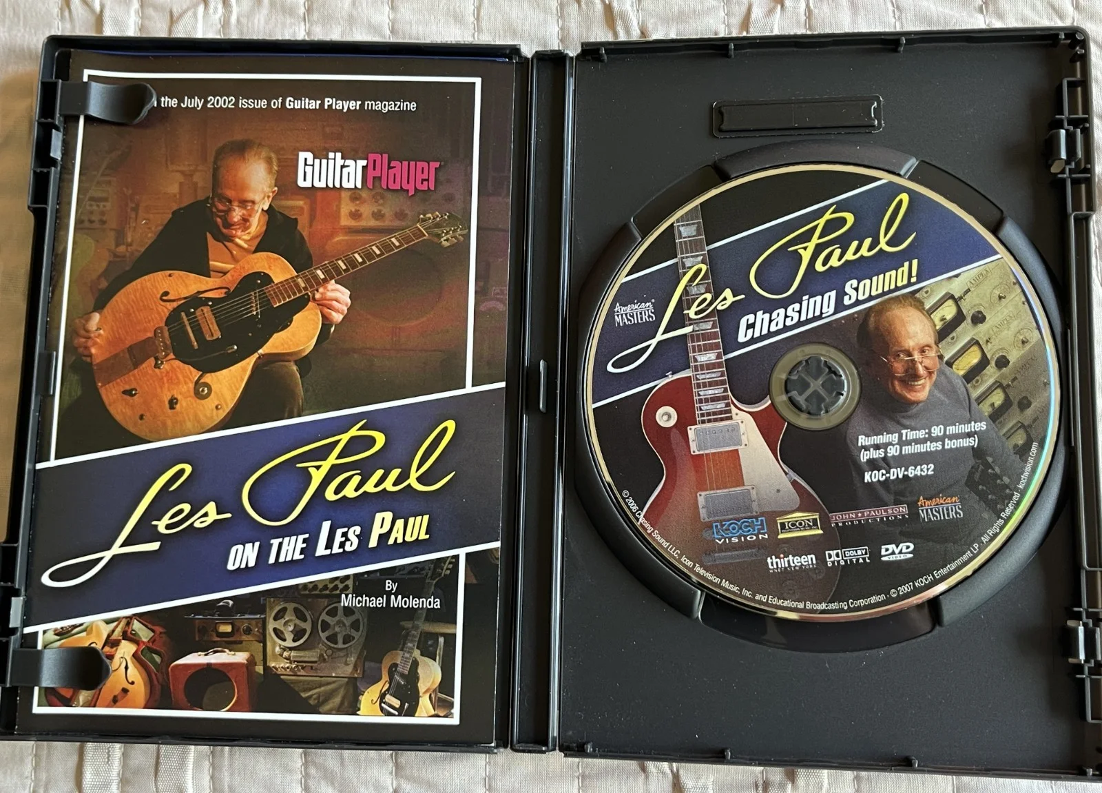 Les Paul — Les Paul--SIGNED --Chasing Sound DVD--Documentary PBS American Masters DVD, image 4