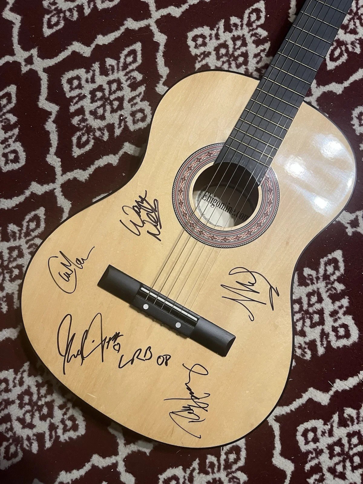 Little River Band *REMINISCING* Autographed Guitar, image 2