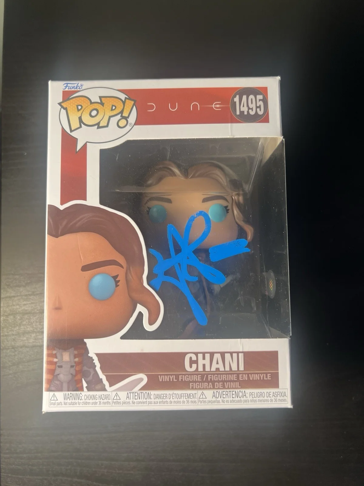 Zendaya — Zendaya Signed Autographed Chani DUNE Funko Pop #1495 BECKETT COA AUTHENTIC