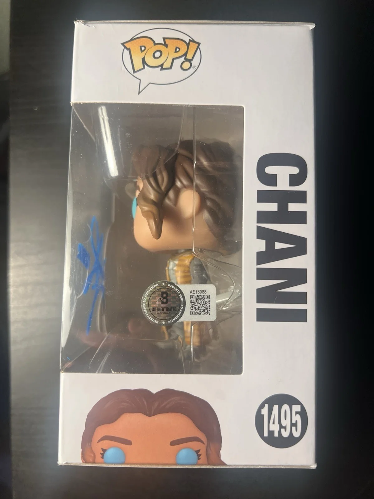 Zendaya — Zendaya Signed Autographed Chani DUNE Funko Pop #1495 BECKETT COA AUTHENTIC, изображение 2