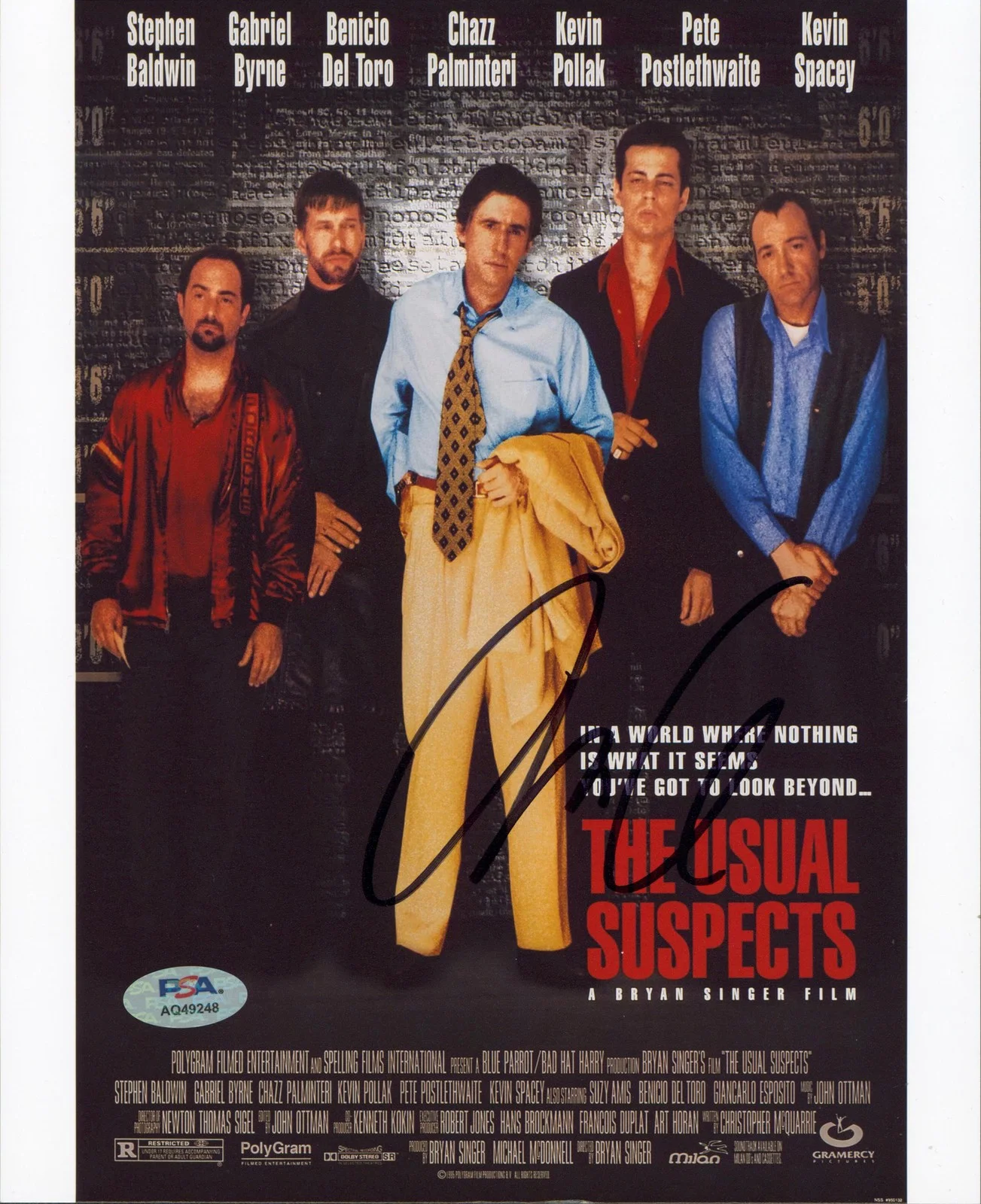 Christopher McQuarrie — Christopher McQuarrie The Usual Suspects Signed 8x10 Photo PSA/DNA #AQ49248