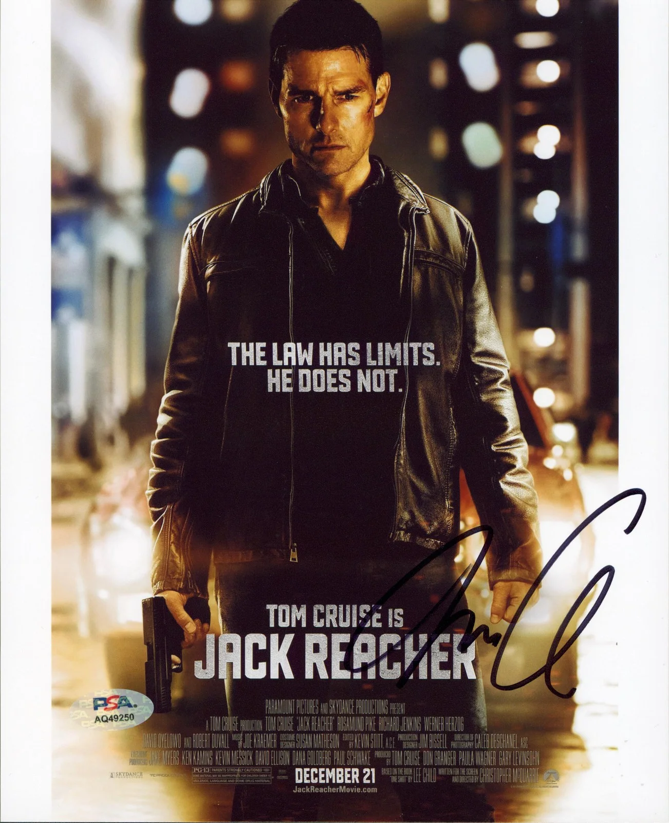 Christopher McQuarrie — Christopher McQuarrie Jack Reacher Authentic Signed 8x10 Photo PSA/DNA #AQ49250
