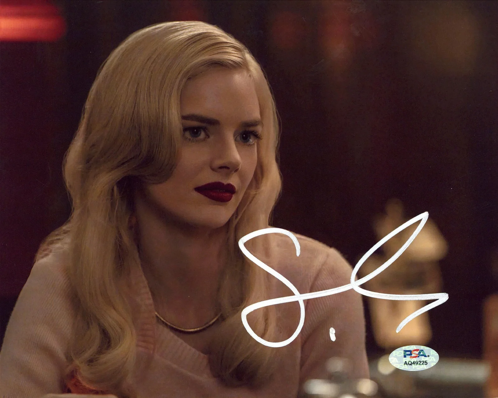 Samara Weaving — Samara Weaving Ready or Not Authentic Signed 8x10 Photo PSA/DNA #AQ49225