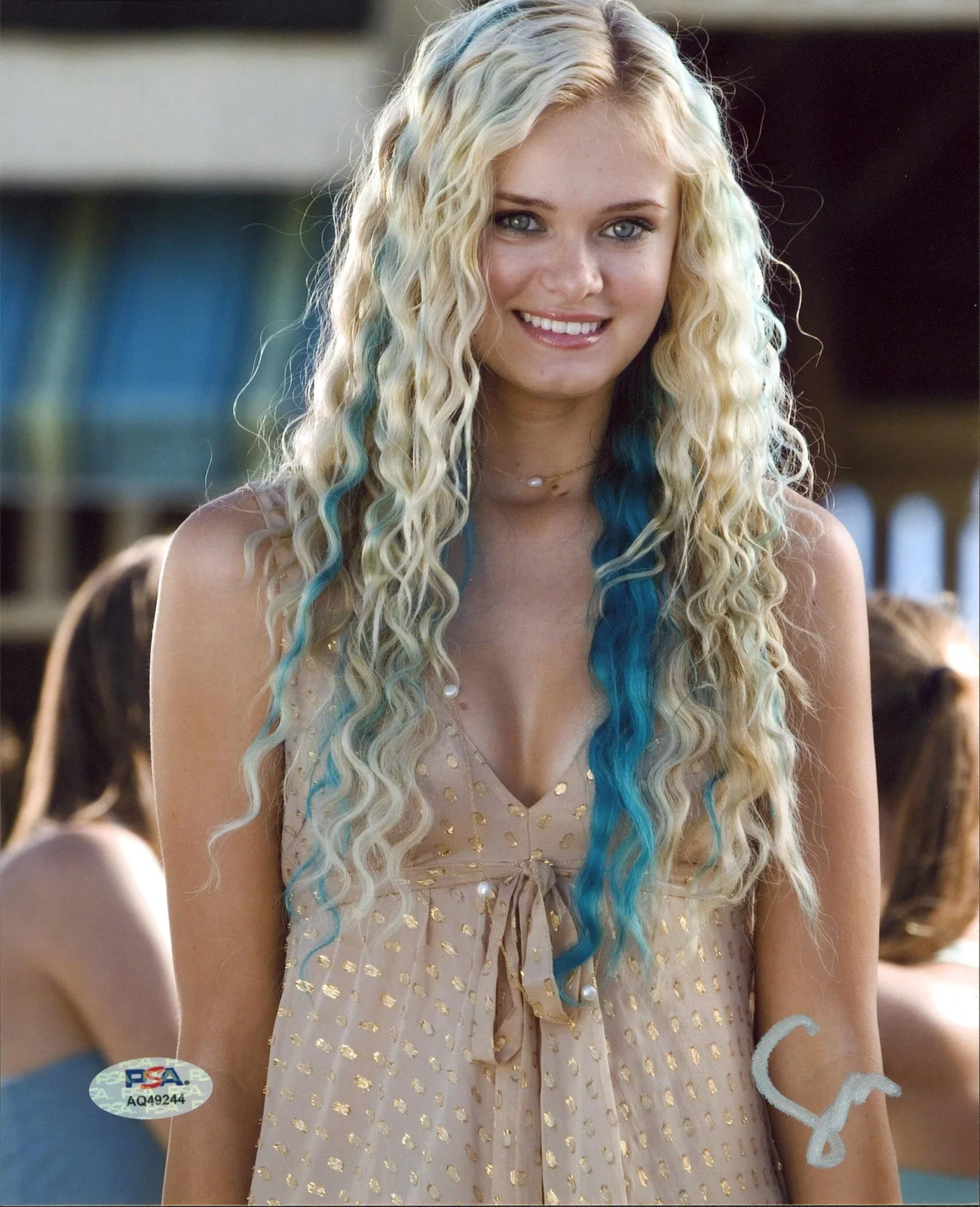 Sara Paxton — Sara Paxton Aquamarine Authentic Signed 8x10 Vertical Photo PSA/DNA #AQ49244