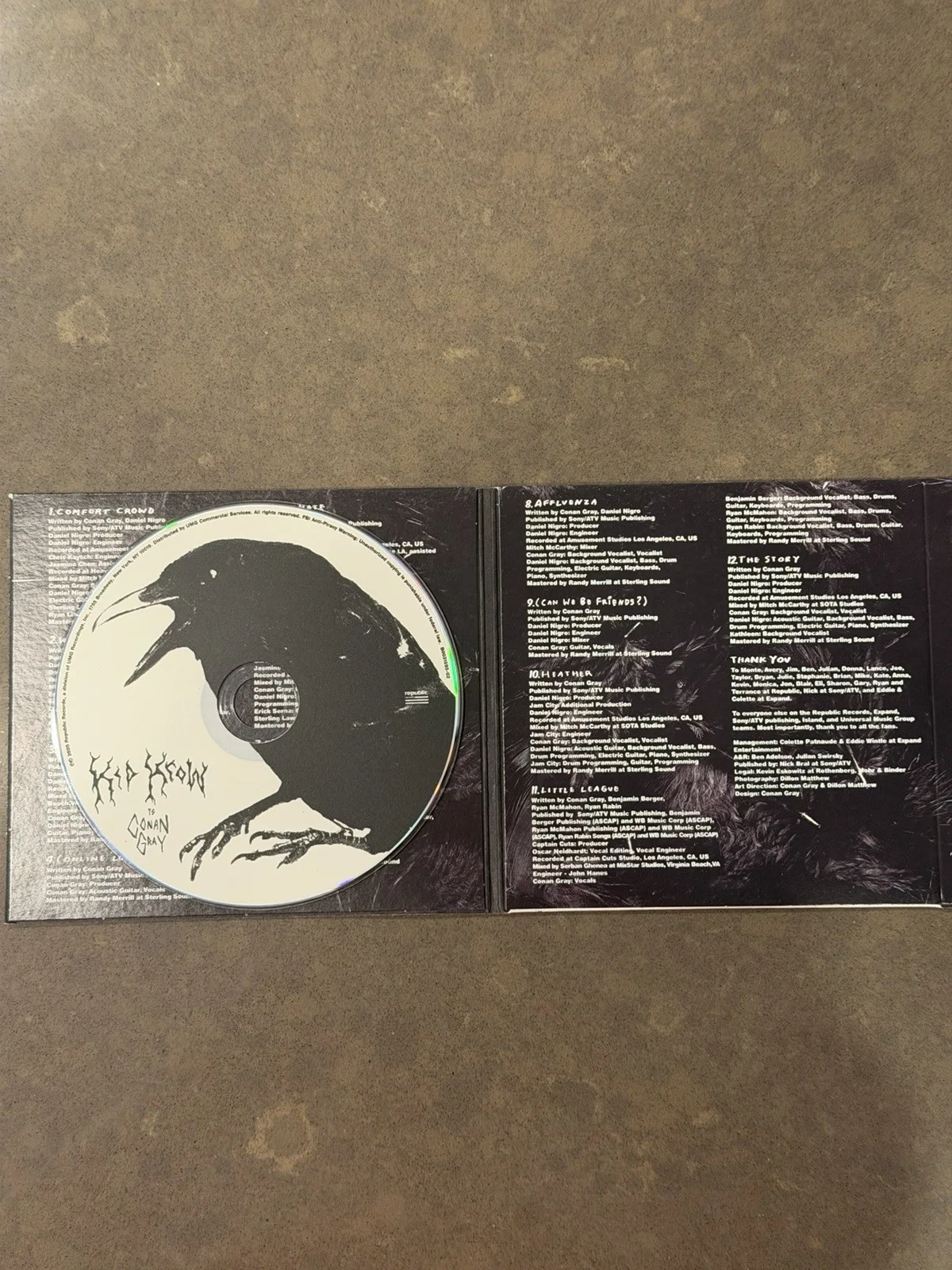Conan Gray Kid Krow SIGNED CD - Limited Edition, image 2