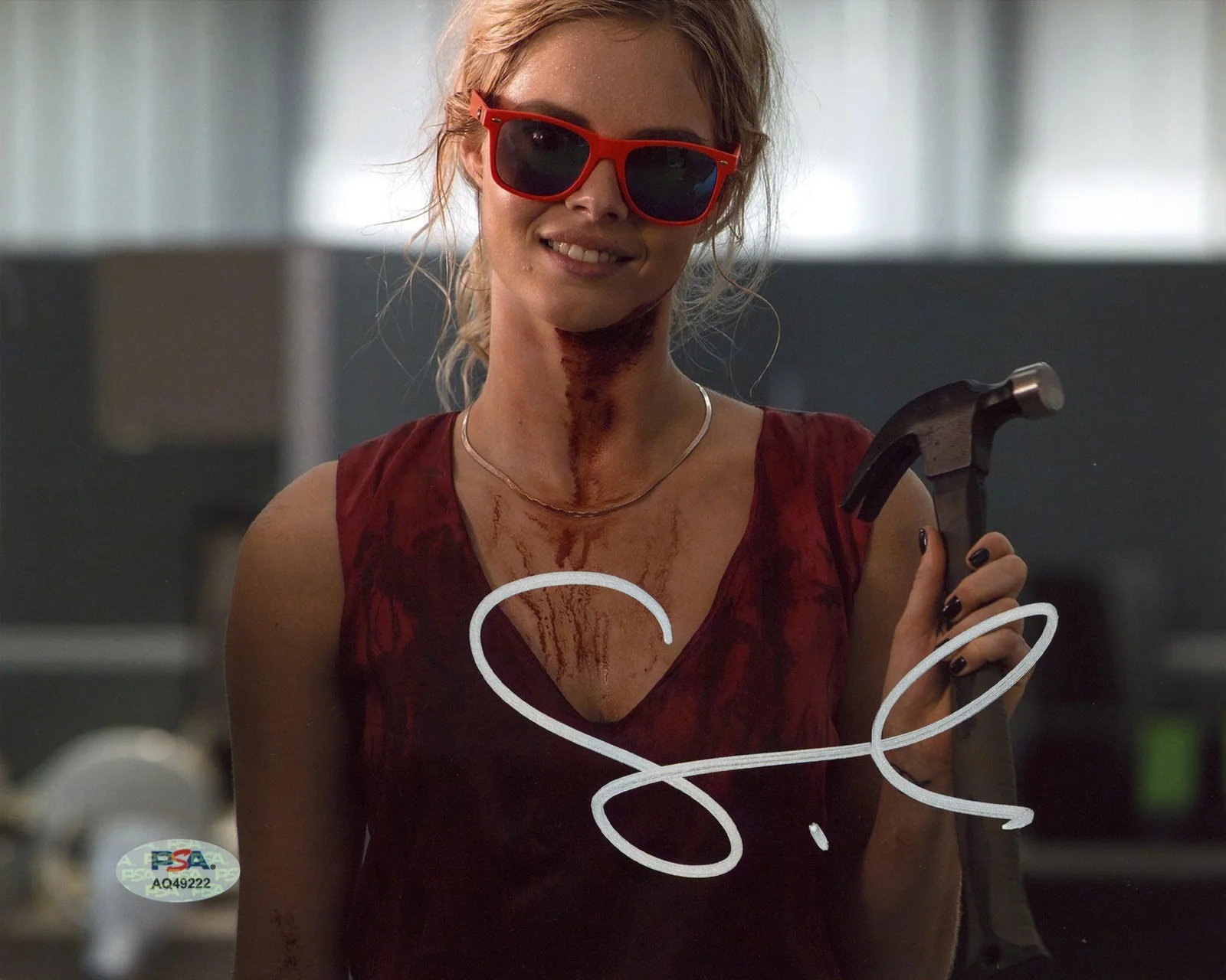 Samara Weaving — Samara Weaving Ready or Not Authentic Signed 8x10 Photo PSA/DNA #AQ49222