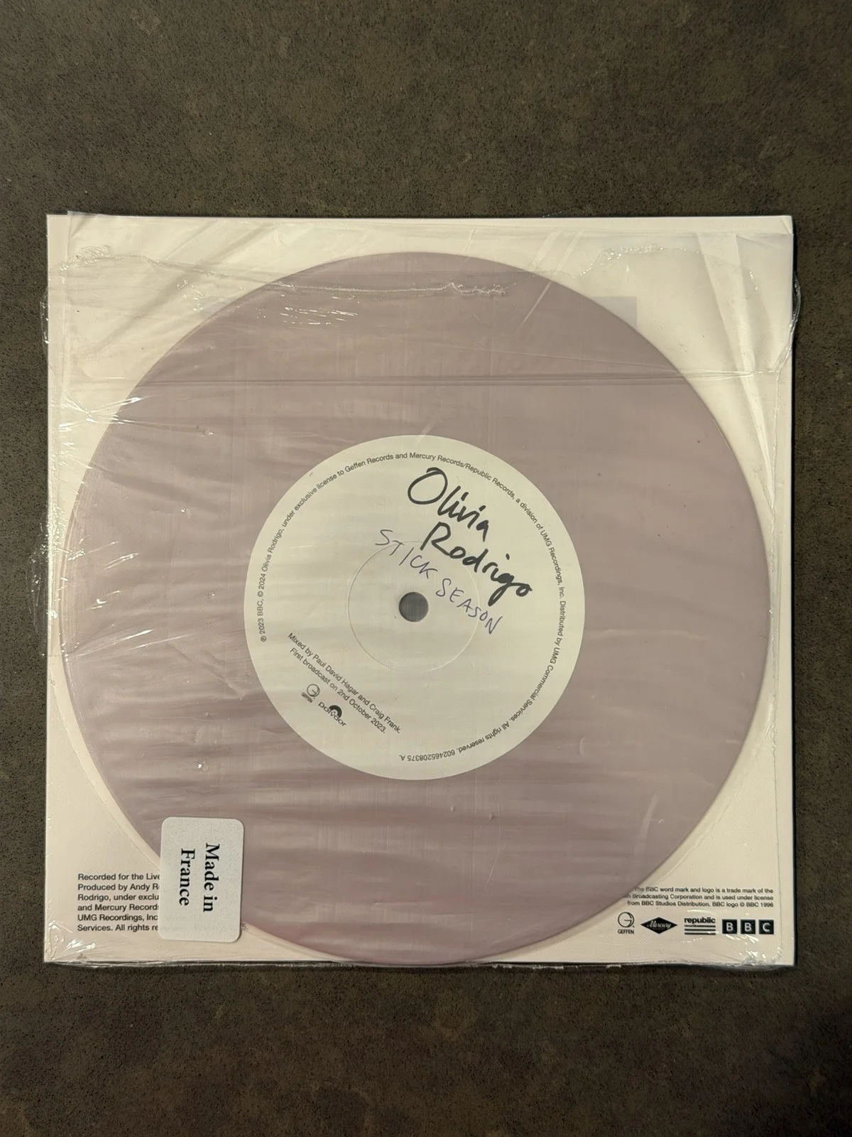 Olivia Rodrigo Stick Season & Noah Kahan Lacy Record Store Day Exclusive, image 2