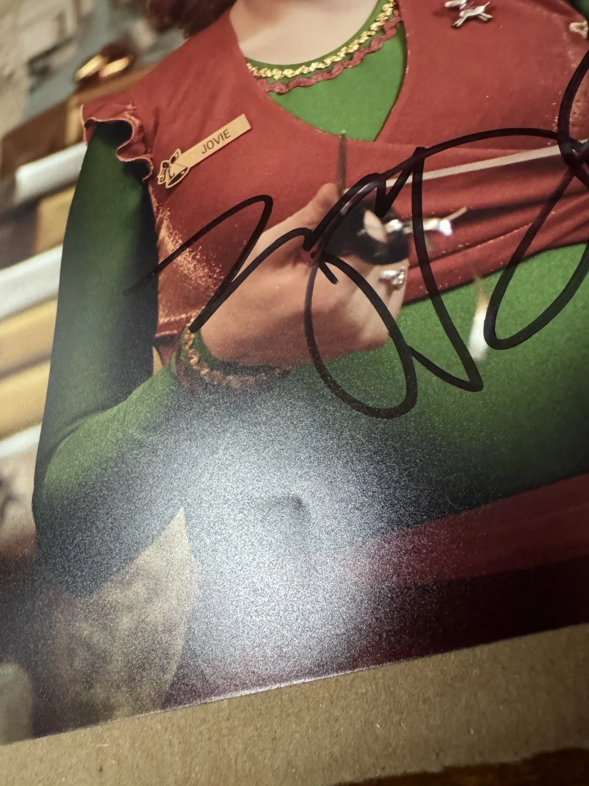Zooey Deschanel — Zooey Deschanel Signed 8x10 Elf New Girl Photo JSA COA Autograph, изображение 3