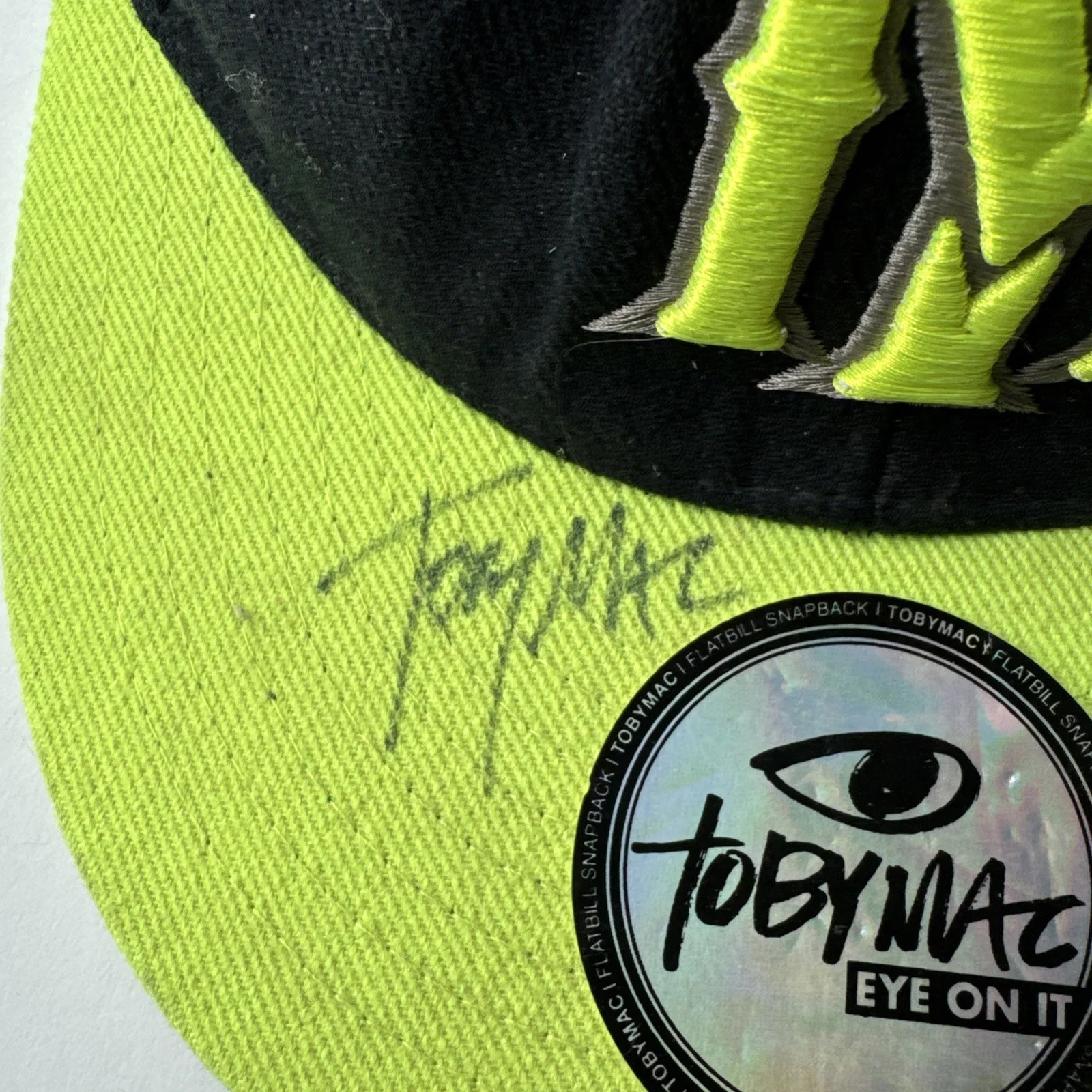 Signed Toby Mac ball cap style Hat, image 2