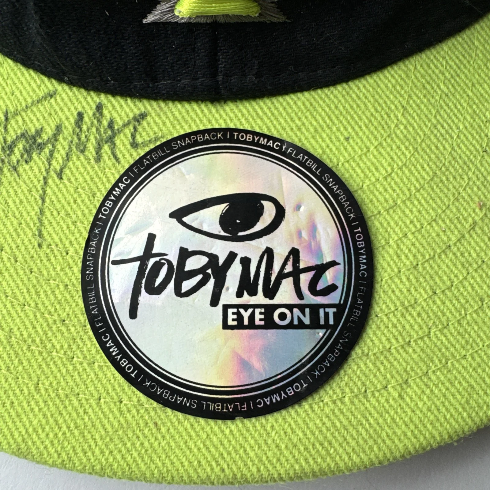 Signed Toby Mac ball cap style Hat, image 3