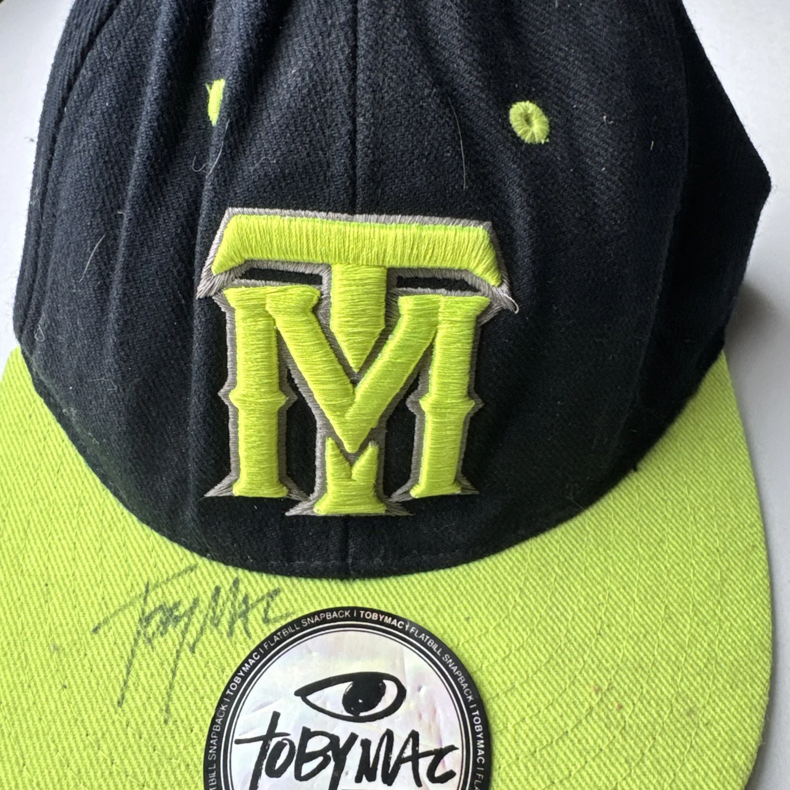 Signed Toby Mac ball cap style Hat, image 4
