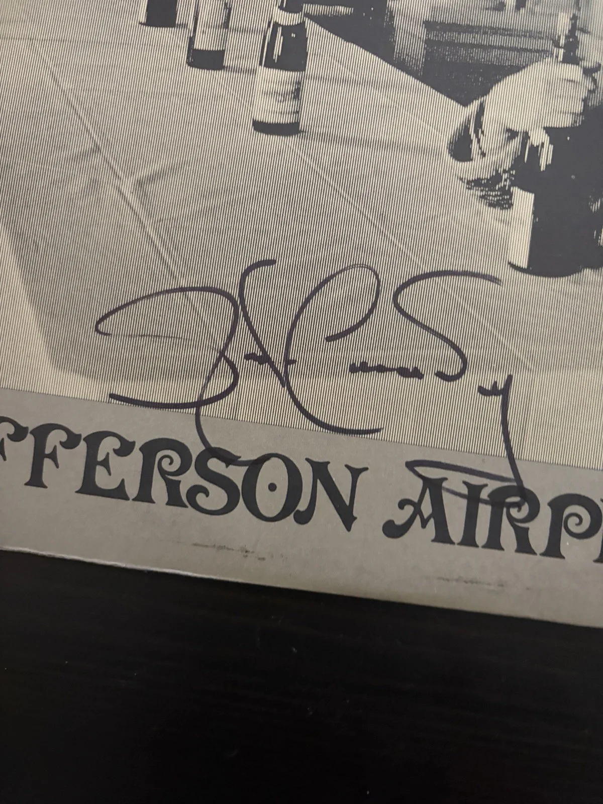 Jack Casady Signed Jefferson Airplane Bless It’s Pointed Little Head LP Auto, image 2