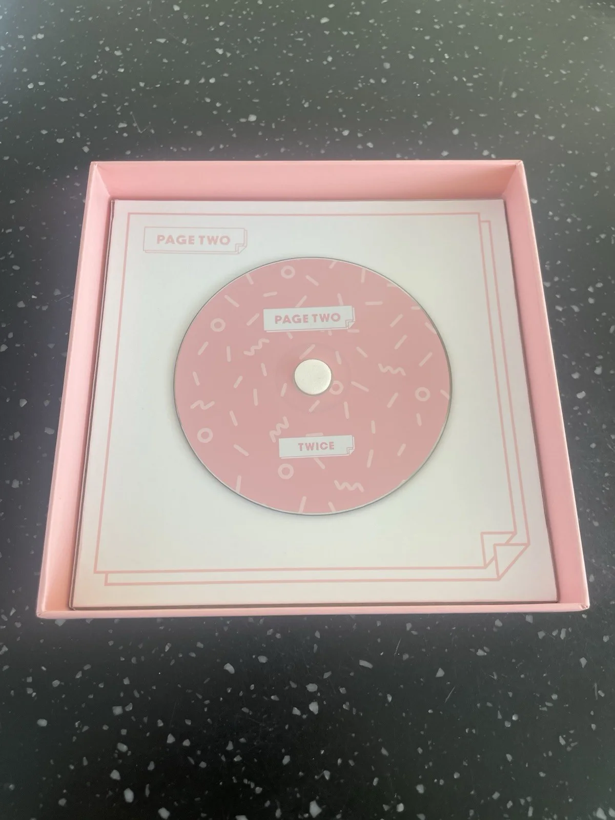 TWICE Page Two Signed Original Music CD Album Pink Limited Edition, image 3