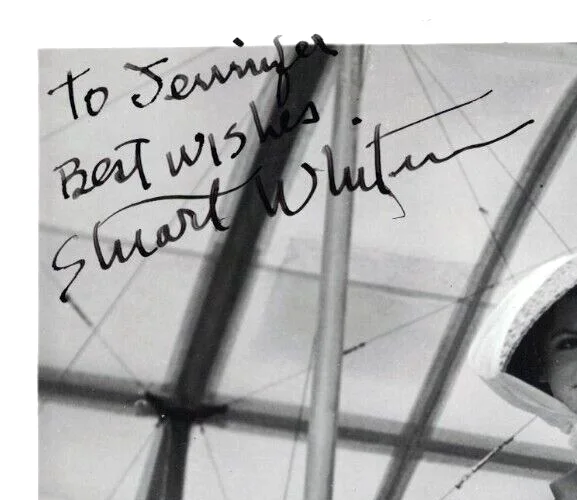 Stuart Whitman — STUART WHITMAN Autographed Aviation 8X10 Longest Day FREE SHIP! Cimarron Strip, изображение 2