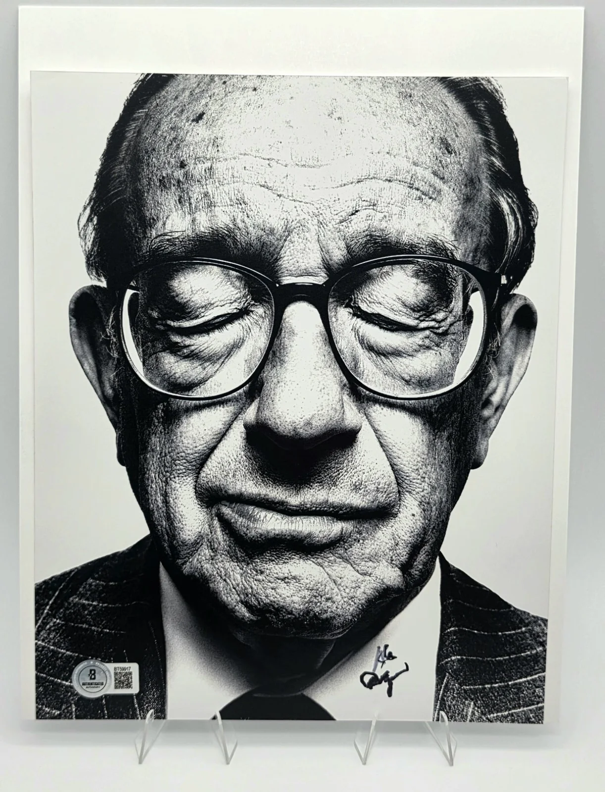 Alan Greenspan — Alan Greenspan Signed 8x10 Photo BAS Beckett COA Autograph Fed Chairman, image 5