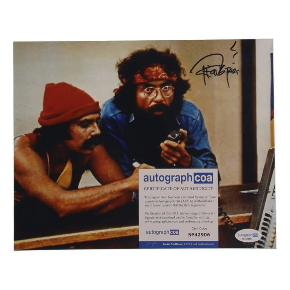 Tommy Chong — Tommy Chong Signed (ACOA) "Cheech & Chong's Up in Smoke" 8x10 Photo Inscribed "2, image 2
