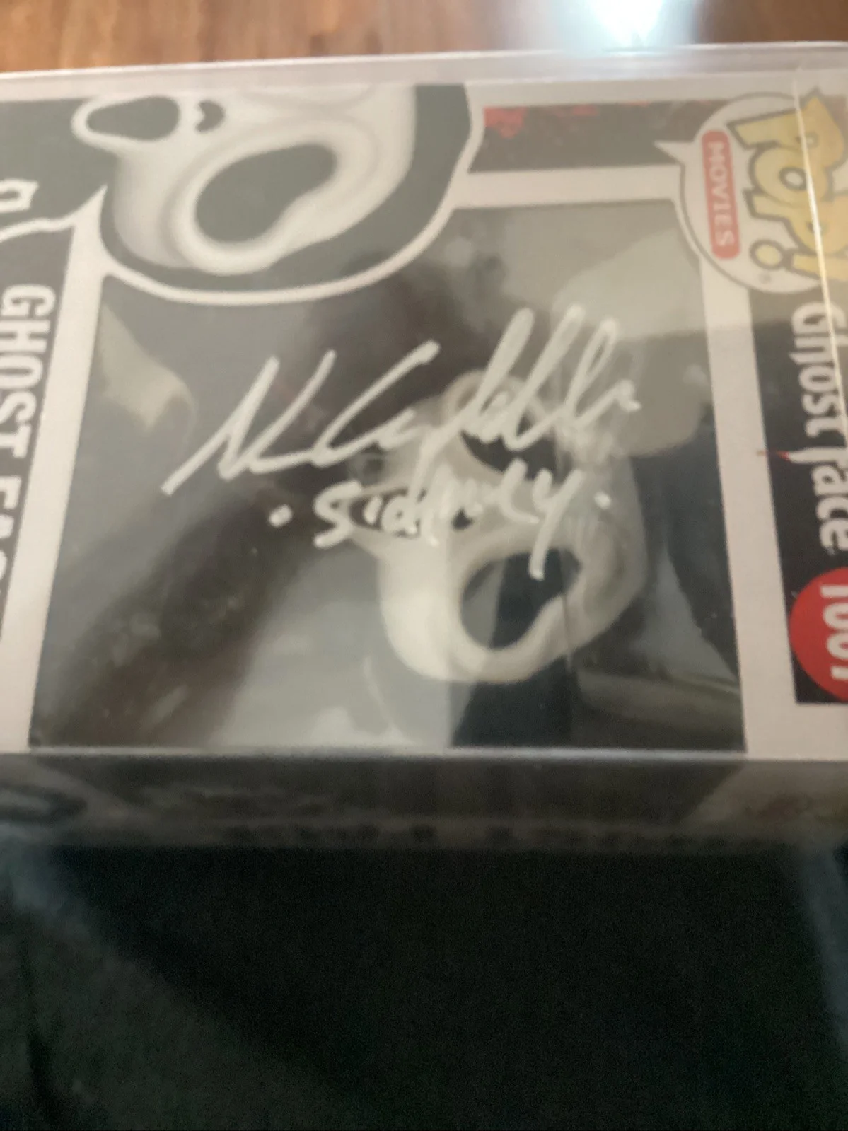 NEVE CAMPBELL SIGNED AUTOGRAPHED SCREAM GHOST FACE FUNKO POP #1607, image 3