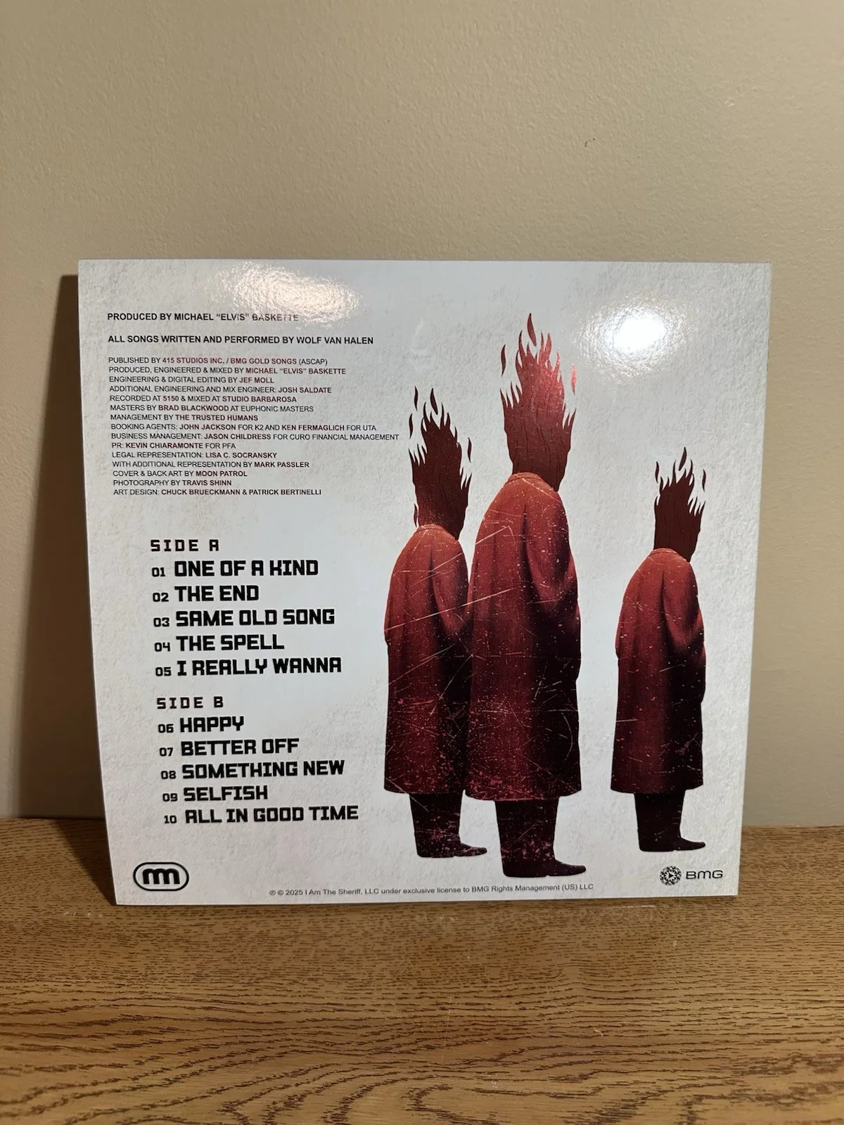 Signed Mammoth (Wolfgang Van Halen) “The End” Record, image 3