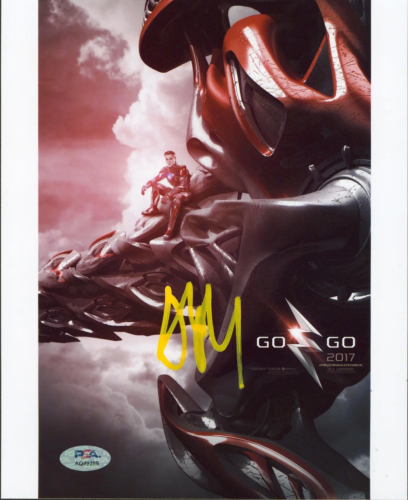 Dacre Montgomery — Dacre Montgomery Power Rangers Authentic Signed 8x10 Photo PSA/DNA #AQ49269