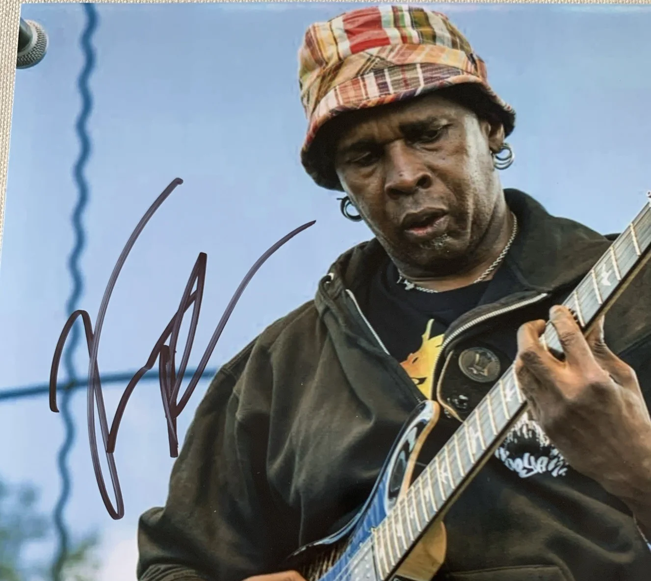 Living Colour Rock Guitar Legend Vernon Reid Signed Autographed 8x10 Photo SALE, изображение 2