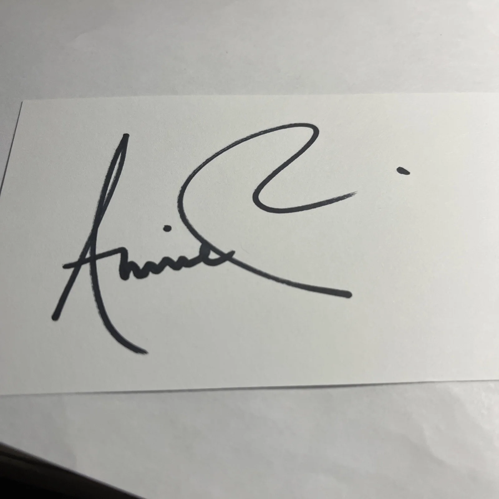 Anne Potts — Anne Potts Ghostbusters Toy Story Signed 3x5 Index Card