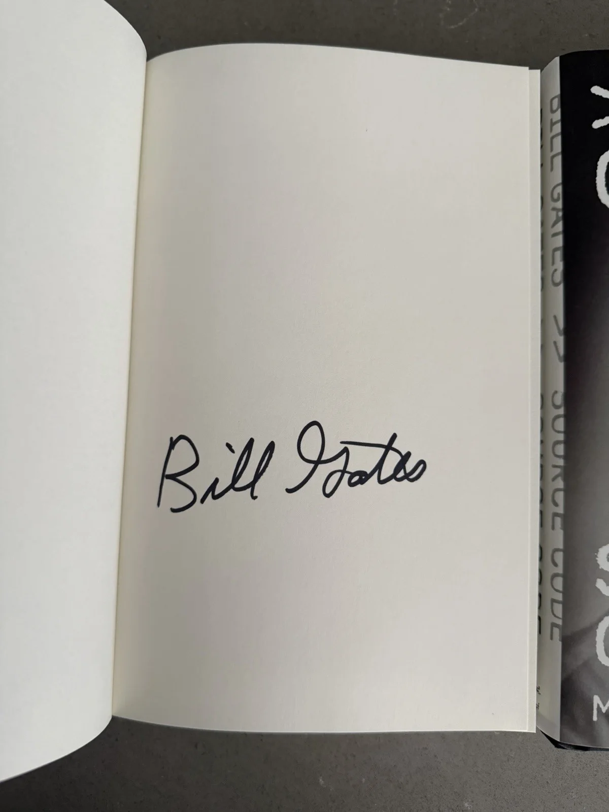 BILL GATES MICROSOFT SIGNED AUTOGRAPH SOURCE CODE HARDCOVER BOOK AUTH RARE A, image 2