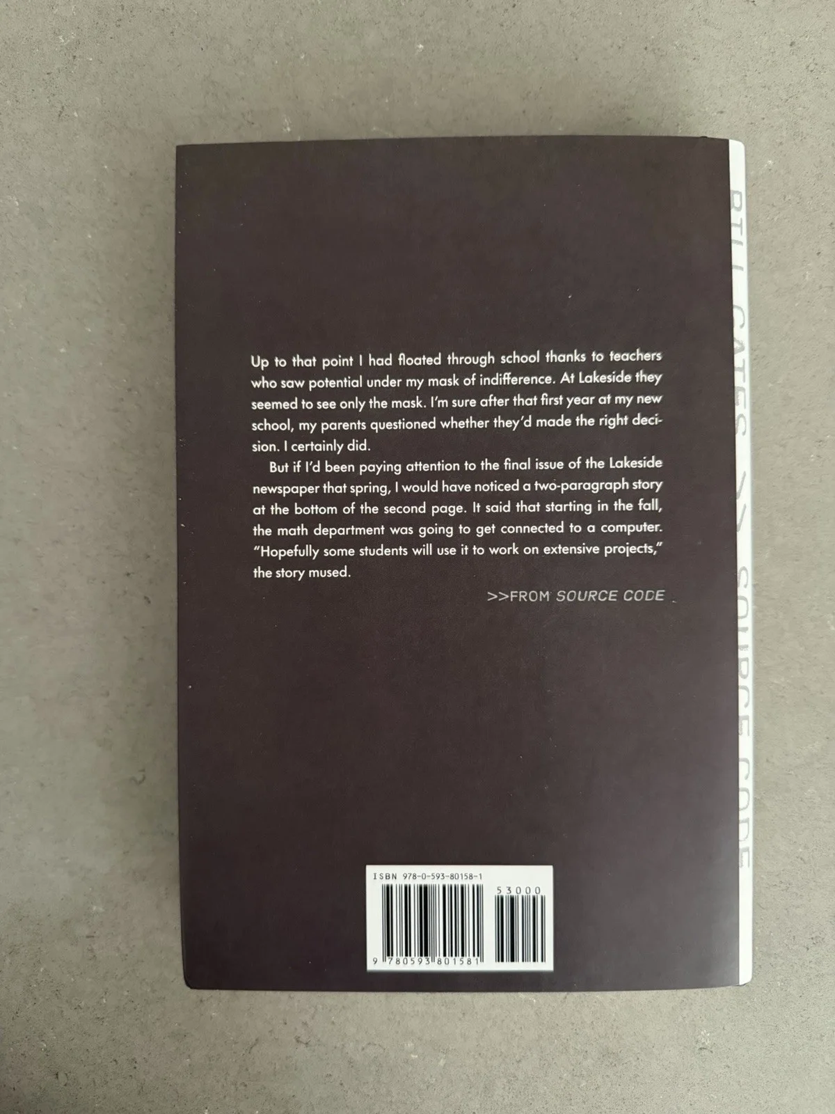 BILL GATES MICROSOFT SIGNED AUTOGRAPH SOURCE CODE HARDCOVER BOOK AUTH RARE A, image 4
