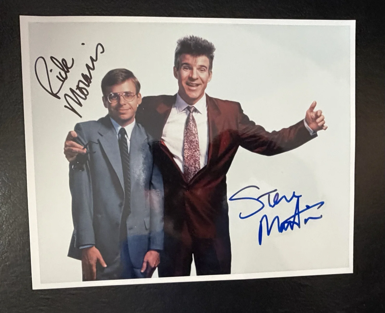 Steve Martin & Rick Moranis — Steve Martin & Rick Moranis Signed Autographed 8x10 Photo - My Blue Heaven