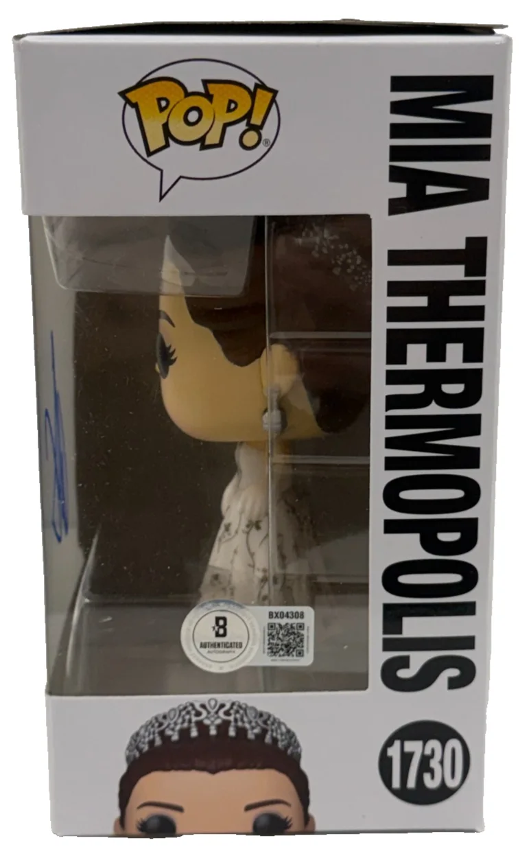 Anne Hathaway — Anne Hathaway Signed Mia Thermopolis Funko Princess Diaries Autograph Beckett, изображение 2