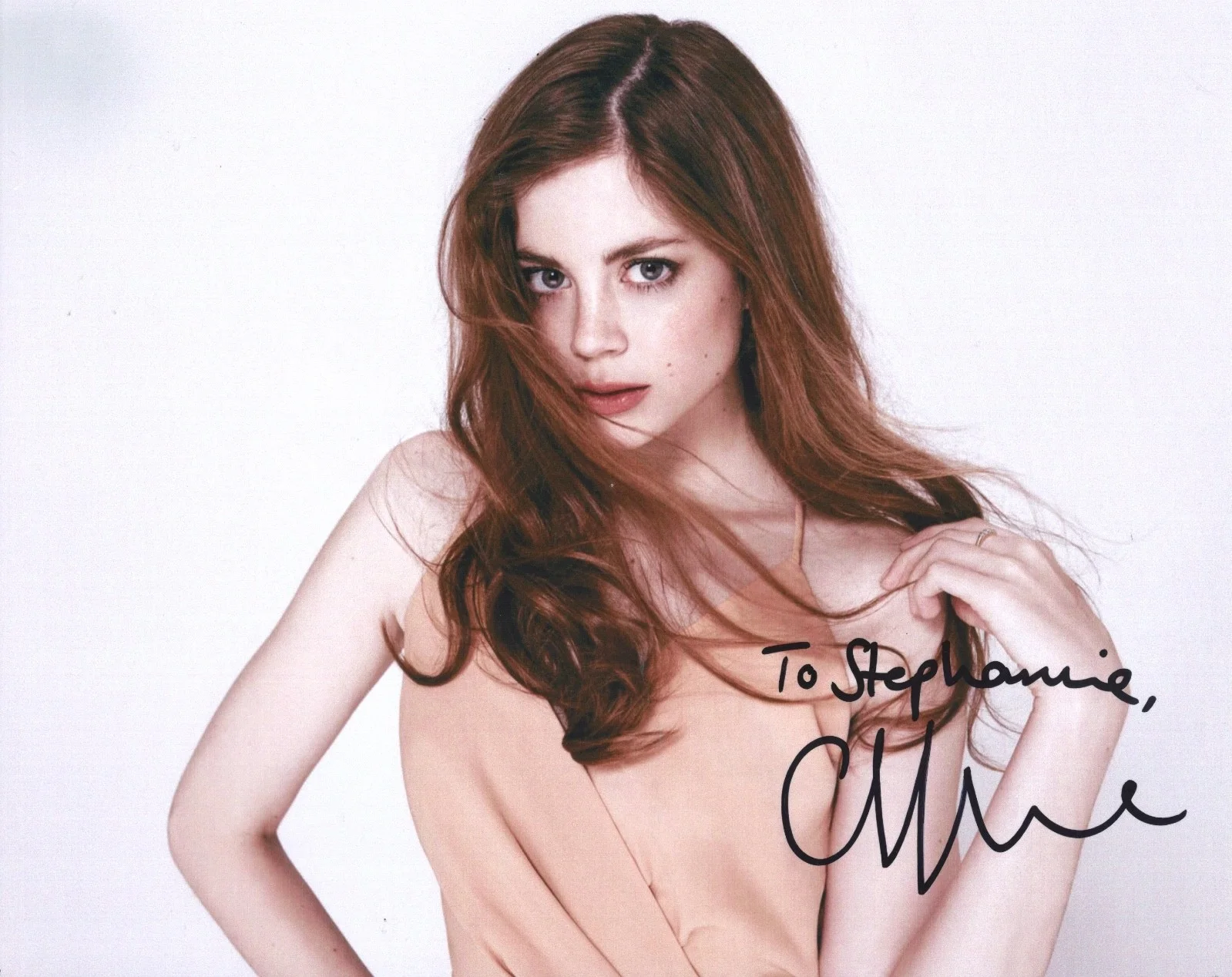 Charlotte Hope — Charlotte Hope signed 8X10 photo. In Person Proof. Game of Thrones