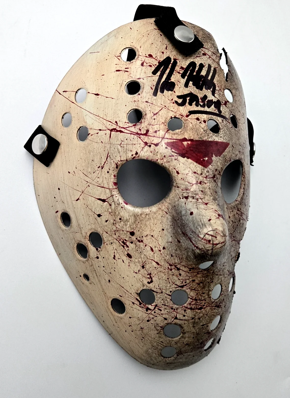 Kane Hodder — Kane Hodder Signed Jason Mask Autograph Friday the 13th Bloody Beckett COA 959, изображение 2