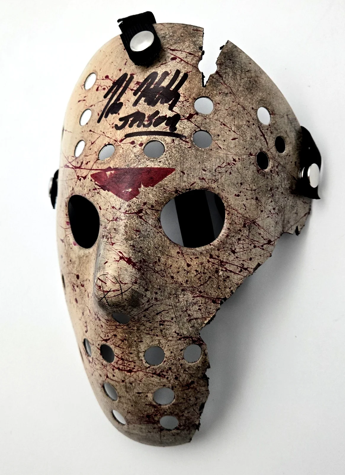 Kane Hodder — Kane Hodder Signed Jason Mask Autograph Friday the 13th Bloody Beckett COA 959, изображение 3