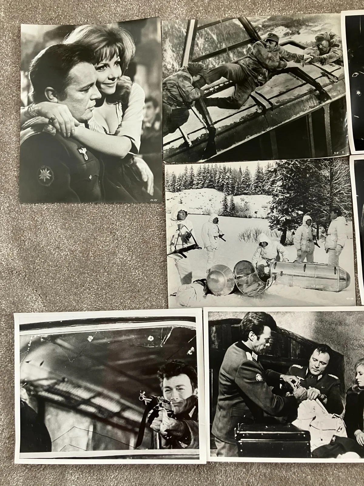 Where Eagles Dare (1968) – MGM - Publicity Stills (10 different scenes) – 10 x 8, image 2