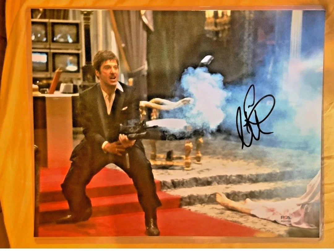 AL Pacino — AL PACINO SIGNED AUTOGRAPHED SCARFACE METALLIC FINISH 11X14 COA PSADNA RARE HOT, image 4