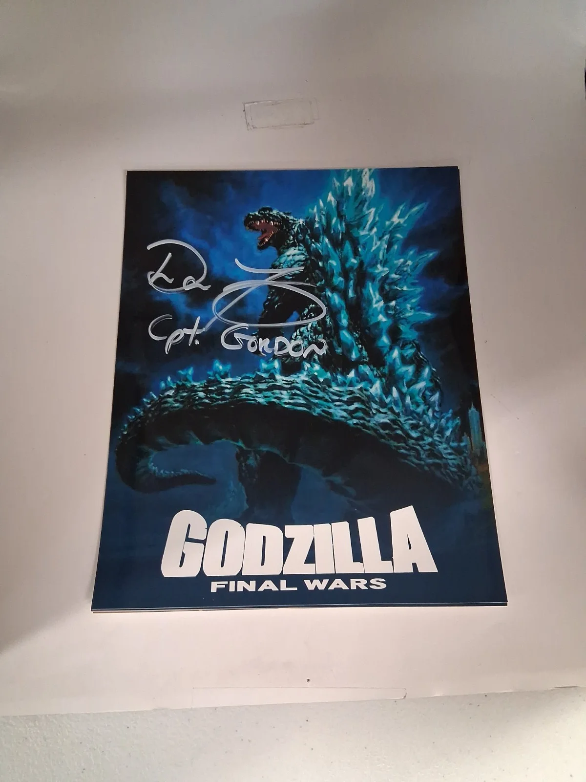 DON FRYE UFC HALL OF FAME CPT GORDON GODZILLA AUTOGRAPHED PHOTO COA FREE SHIP, изображение 2