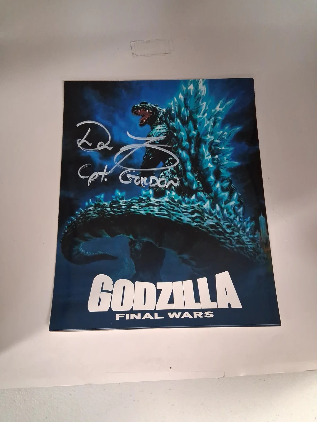 DON FRYE UFC HALL OF FAME CPT GORDON GODZILLA AUTOGRAPHED PHOTO COA FREE SHIP, изображение 3