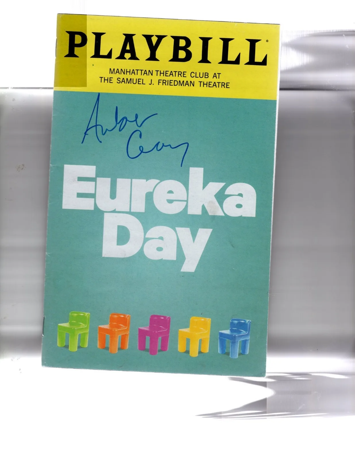 amber gray — Eureka Day Signed Playbill by AMBER GRAY JAN 2025 x