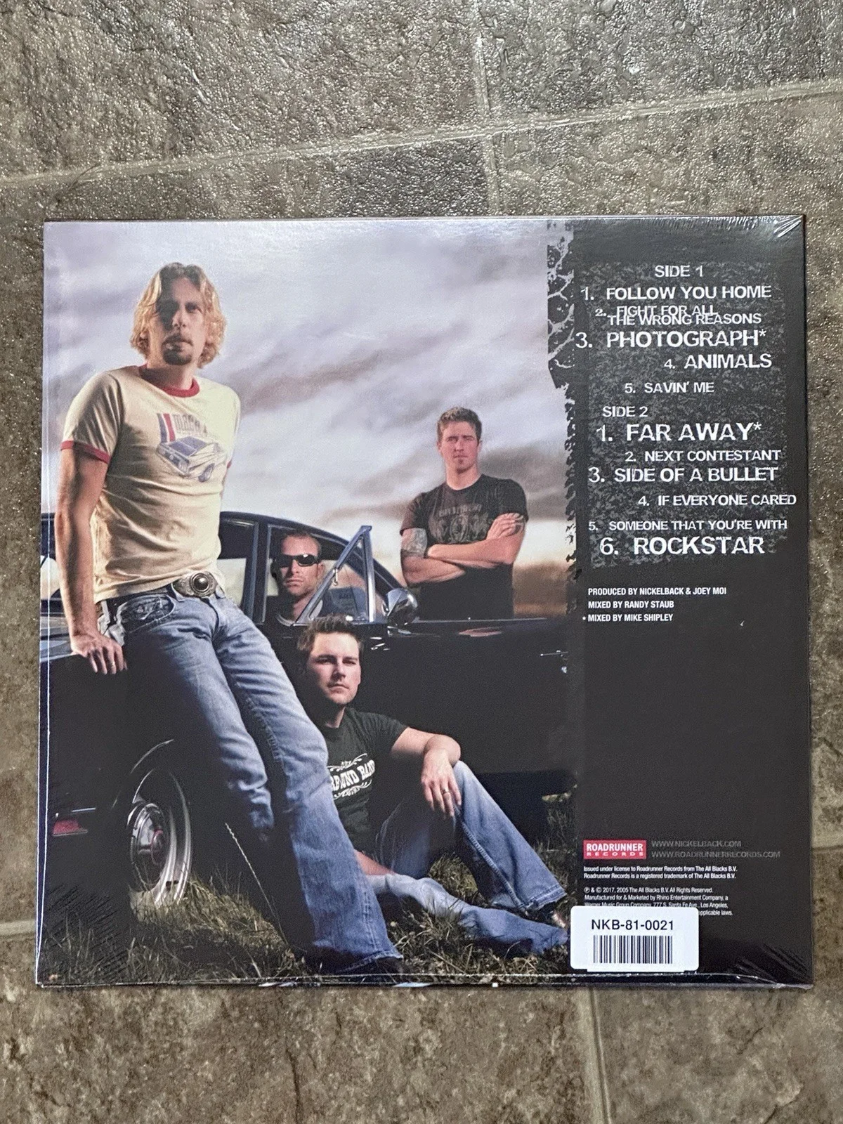 Nickleback All The Right Reasons Vinyl Signed Cover Full Band SEALED Autographed, image 2