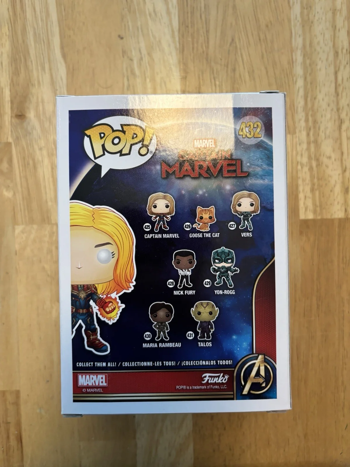BRIE LARSON — BRIE LARSON Autographed Inscribed CAPTAIN MARVEL FUNKO POP #432. Jsa Coa, image 3