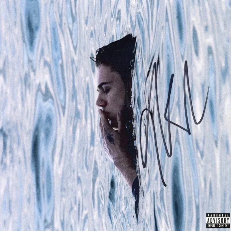 KID LAROI SIGNED BEFORE I FORGET FRAMED & MATTED CD & AUTOGRAPH COA ACOA, image 2
