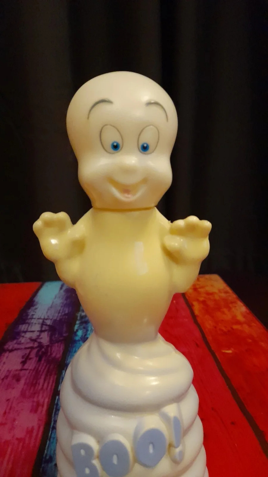 Vintage Casper Bubble Bath Bottle Figure 1995 Collectible Empty Bottle, image 2