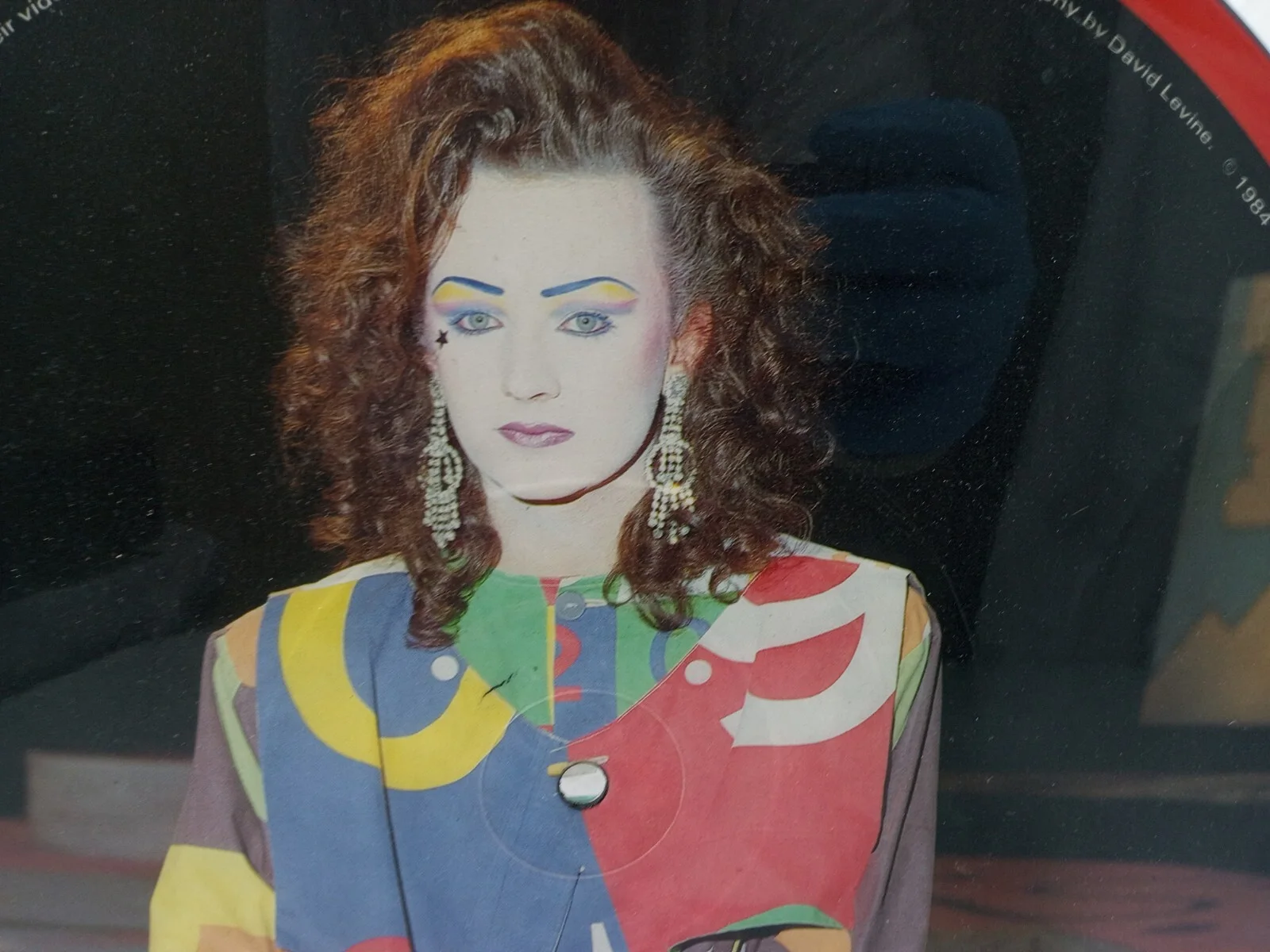 RARE 1984 BOY GEORGE CULTURE CLUB LIMITED EDITION LONDON GAME RECORD RETRO 80S, изображение 3