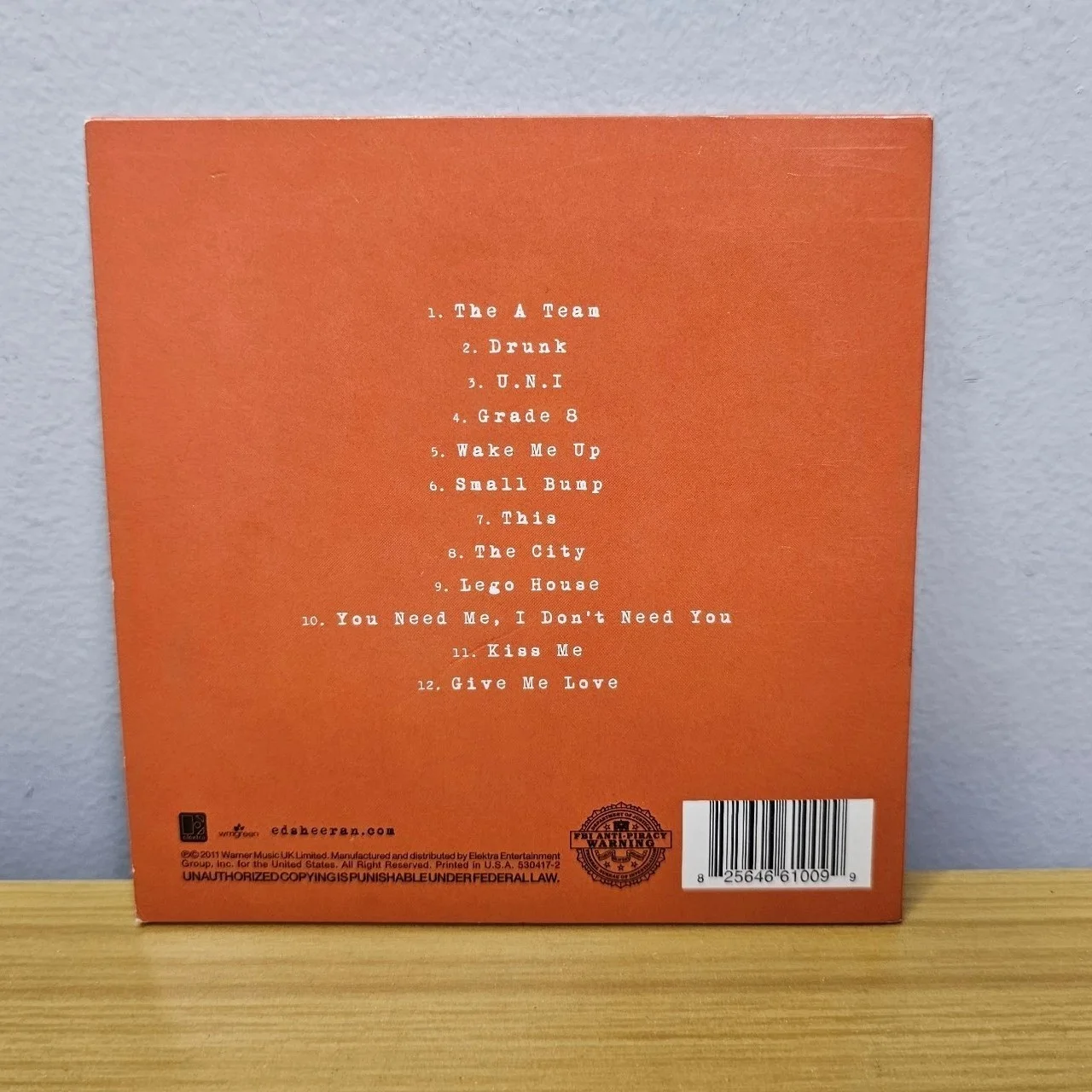 Ed Sheeran + Plus CD Album Signed Autographed 2011, image 2