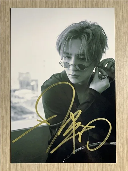 6"Joker Xue /薛之谦 Hand Signed Autographed Photo Autographs Collection Original, изображение 5