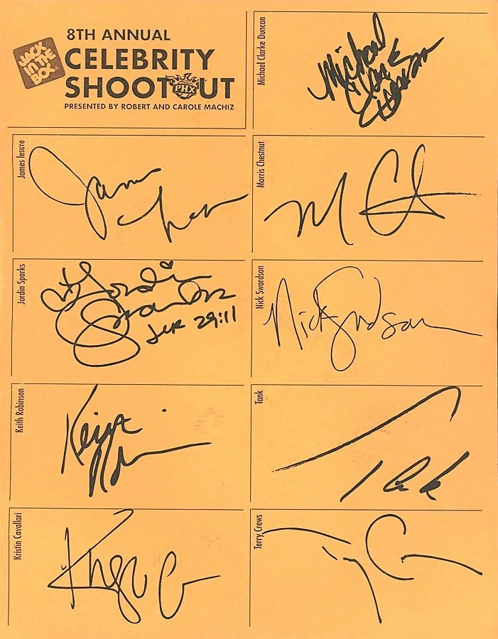 Dean Cain — 2008 -MICHAEL CLARKE DUNCAN/BRANDON ROUTH++- BECKETT Signed/Autograph BASKETBALL, image 4