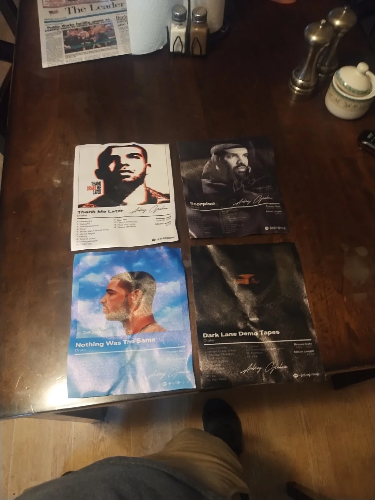 Drake 8x10 Canvas Posters Album Covers*Lot Of 4*, изображение 5