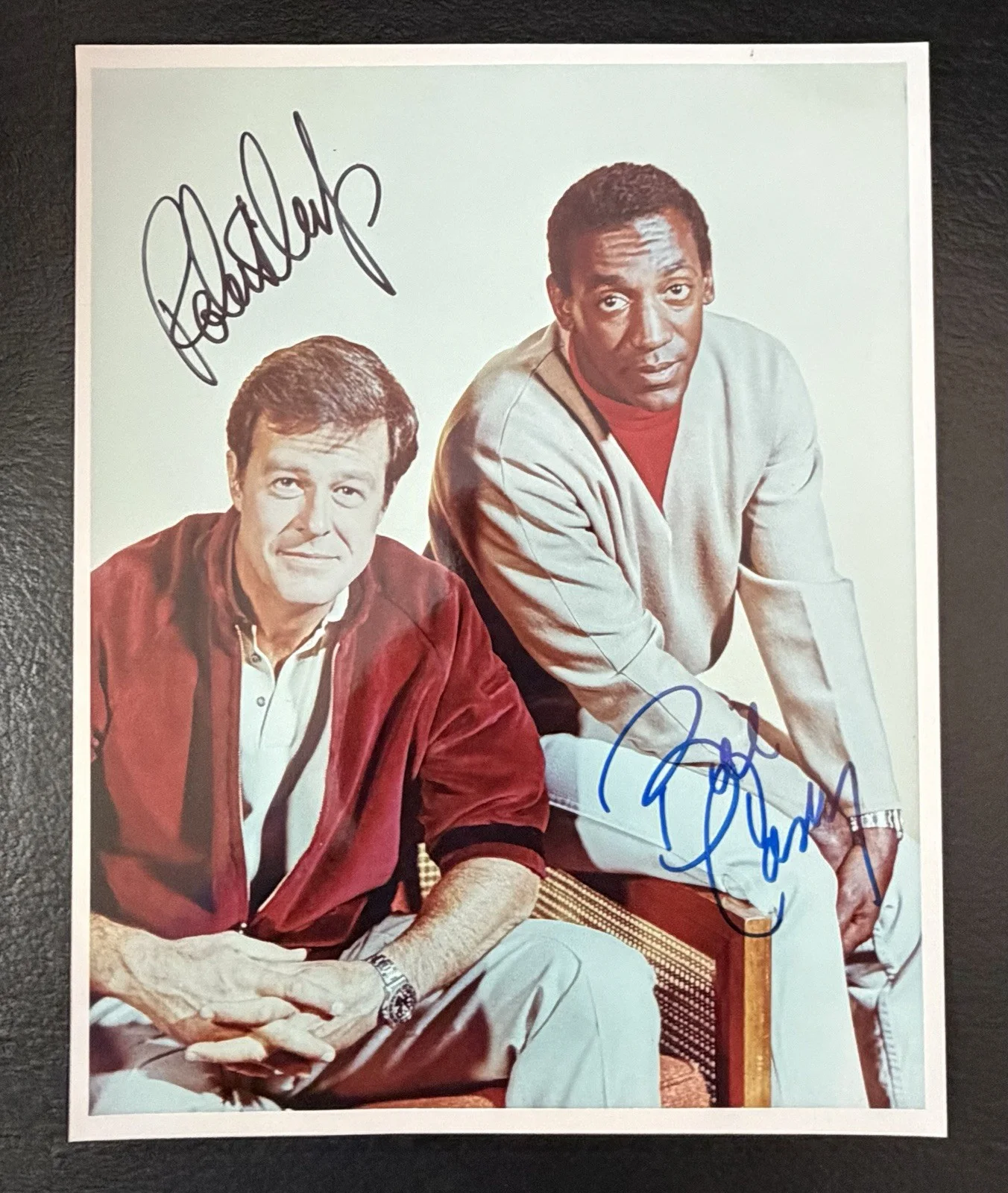 Bill Cosby And Robert Culp — Bill Cosby & Robert Culp Signed Autographed 8 X 10 Photo Cast Of I Spy W/ COA
