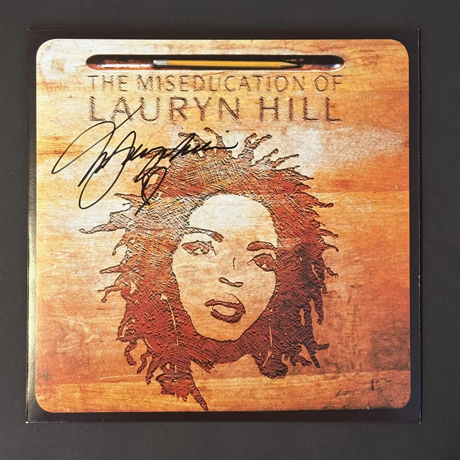 Lauryn Hill Miseducation Vinyl Signed Album LP Record Full Signature RARE, изображение 2
